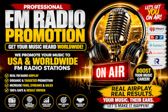do radio promotion, play your song on 100 college radios