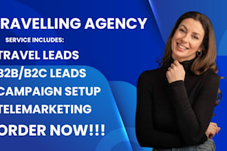 be your travelling agency online sales leads remote sales and ads campaign setup