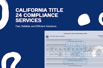 create california title 24 compliance documents, cf1r, and energy efficiency