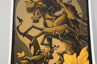 create a custom acrylic painting on canvas or wood