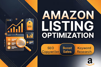 do amazon listing optimization as an expert SEO copywriter