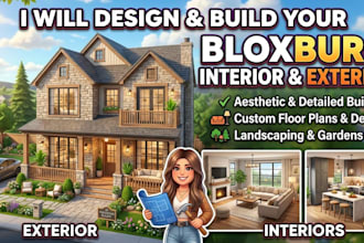 design and build your bloxburg interior and exterior