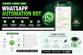 build whatsapp automation bot using whatsapp business API