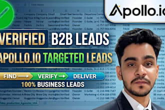 do b2b lead generation and verified email list building for cold email