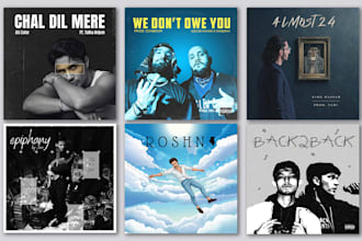 design professional single, ep and album cover art