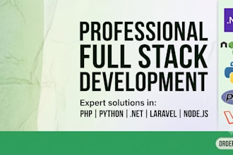 create build rebuild custom website, frontend, backend developer