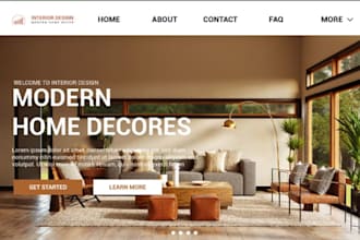 build squarespace interior home decor website furniture home styling business