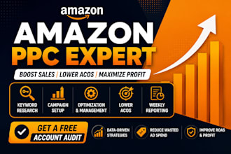be your amazon PPC manager and ads expert