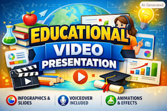 create educational project video presentations