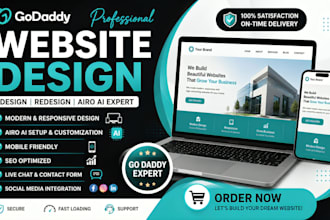 godaddy website design godaddy website redesign godaddy godaddy airo ai