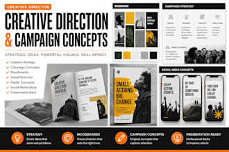 create creative direction and campaign concepts for your brand
