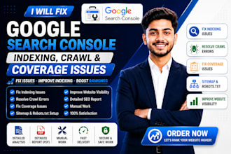 fix google search console indexing crawl and coverage issues