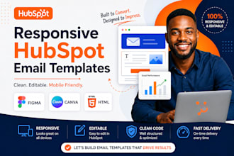 convert figma, canva or HTML into a responsive hubspot email template hubspot