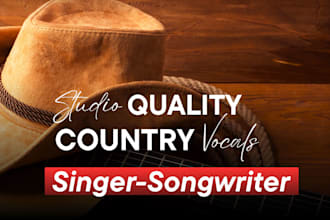 sing country rock vocals on your track