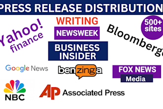 write a professional press release for PR distribution and media