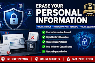 erase personal information from the internet privacy online security protection