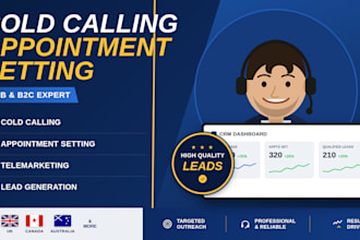 cold calling, telemarketing and appointment setting