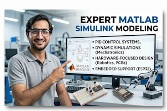 design and simulate mechatronics control systems in simulink