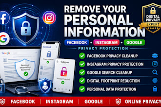 remove your personal information from facebook, instagram, twitter and google