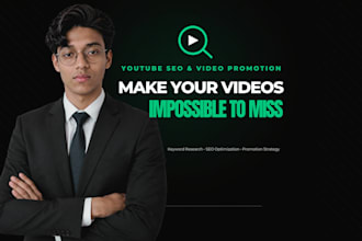 do youtube SEO and video promotion for growth