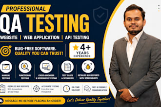 do QA testing of your website and mobile applications