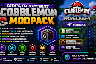 create fix optimize cobblemon modpack minecraft server neoforge fabric quest