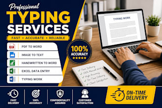 typing and ms word, excel work