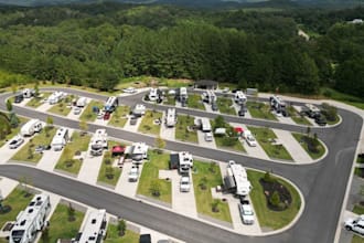 design rv park map, festival map, venue layout or campus map