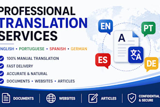 translate english to portuguese and portuguese to english