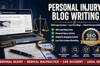 write engaging personal injury blog for your law firm