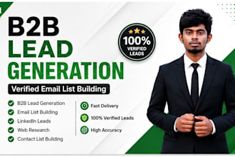 do b2b lead generation and email list building