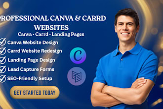 create canva website canva landing page carrd website design carrd web redesign