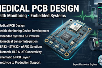 design health monitoring devices, medical pcb and embedded systems