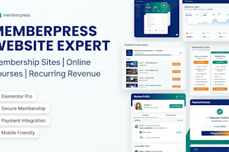 build ims website paid memberpress pro memberpress wordpress elementor website