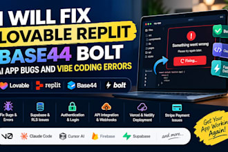 fix vibe coding bugs lovable replit base44 bolt supabase ai apps