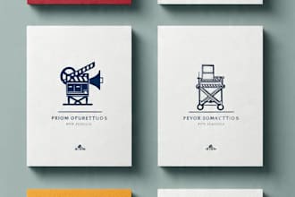 do 3d production house logo for your movie brand or company