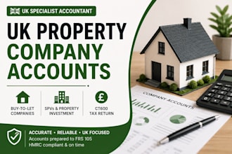 prepare UK company accounts for property companies