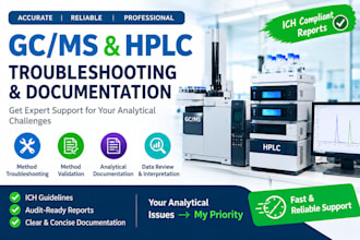 fix gc ms hplc method issues and prepare validation reports