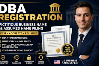 register your dba fictitious business name and assumed name filing