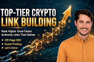 provide premium crypto link building with high authority backlinks