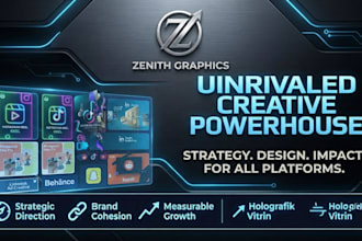 design eye catching social media posts and brand identity visuals