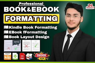 book formatting and book layout design kindle formatting