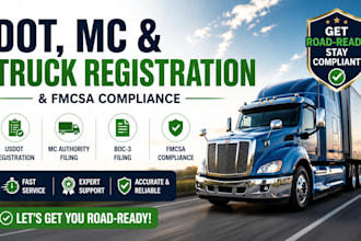 do dot, mc number, truck registration and fmcsa compliances