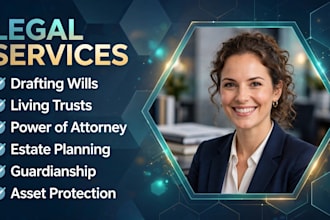 draft power of attorney, wills and trust, living wills