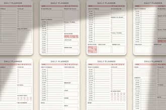 design etsy digital printable planner journal workbook planner sticker sheet