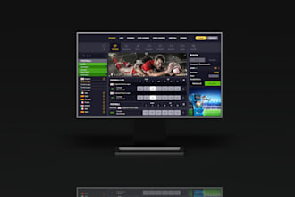 design a sports or gaming platform UI with live data dashboards