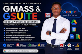 configure gmass gsuite and google workspace