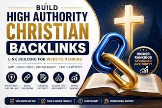 build high authority christian backlinks link building for website ranking