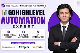 be your gohighlevel expert for sales funnels, CRM, ai automation