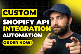 develop shopify API, ebay, amazon sp, rest API, shipping dhl, stripe integration